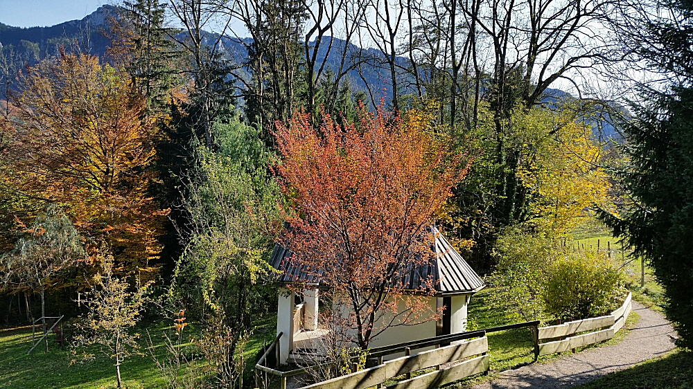 Herbst in Aschau/Priental am Bankerlweg